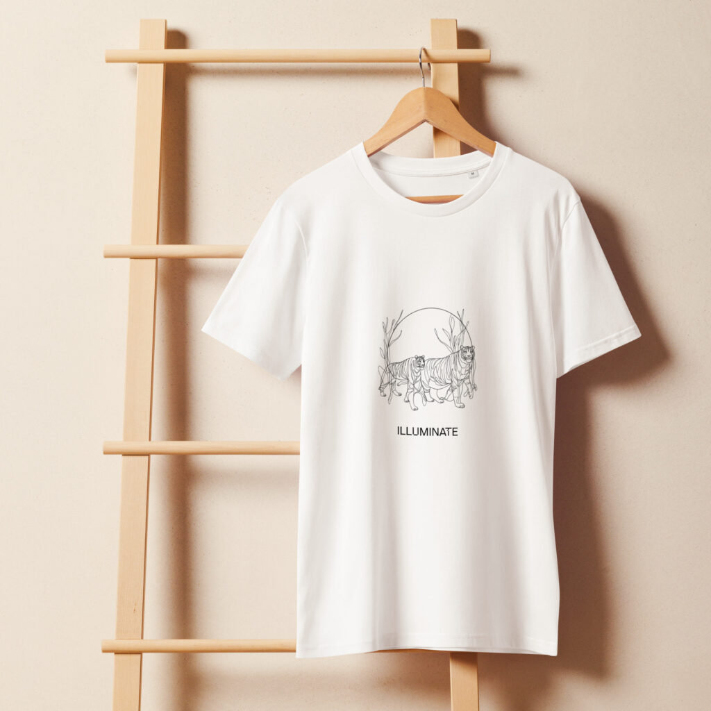 Tiger Illuminate - Jamiyla Unisex Organic T-Shirt